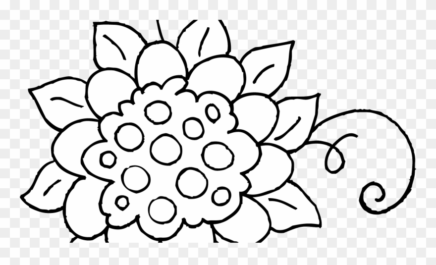 Flower Drawing Spring Clipart