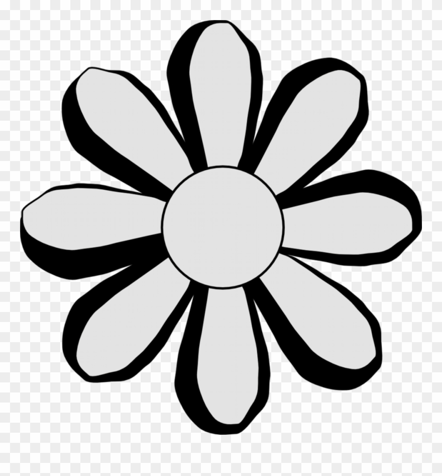 New Stock Of Free Black And White Flowers Black And - Flower Black And White Clipart Png Transparent Png