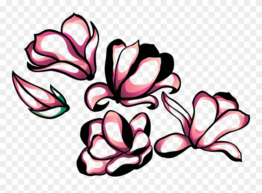 By Yenty Jap Fake Tattoo, Flower Petals Clipart