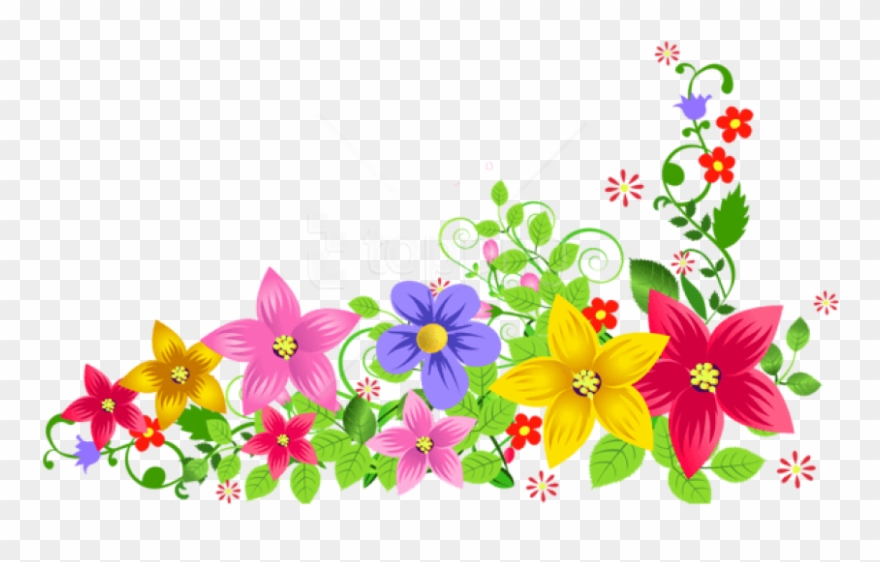 Free Png Transparent Floral Decoration Png Images Transparent - Png Flowers Images Hd Clipart