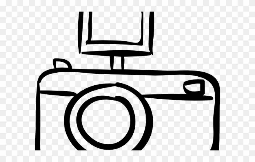 Drawn Camera Flash - Camera Clipart