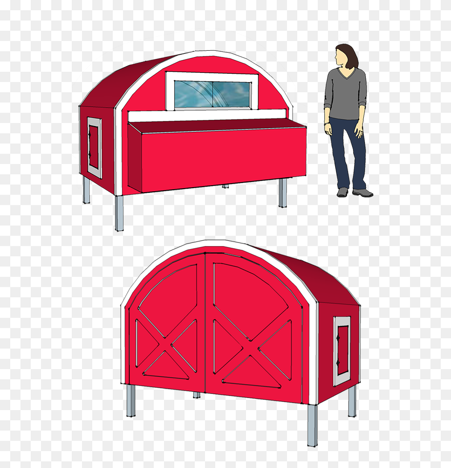 Chicken Coop - - Sketchup Person Clipart
