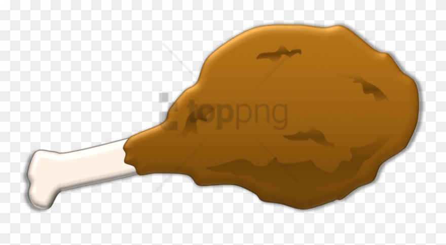 Free Png Chicken Leg Png Png Image With Transparent - Fried Chicken Leg Drawing Clipart