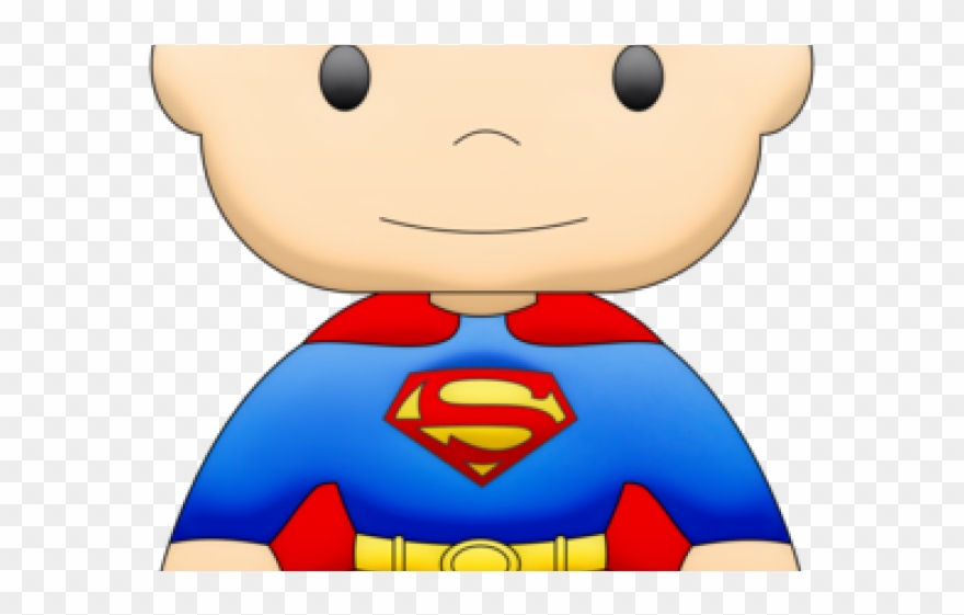 Superman Clipart Cartoony - Superman Bebe - Png Download