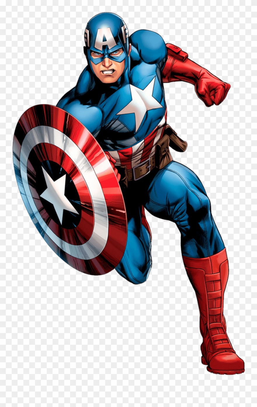 Captain America Transparent Png Images - Avengers Oblea Clipart