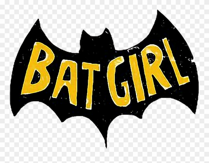 #bat #batman #logo #girl #power #art #decoration #batgirl - Sticker Batman Png Clipart
