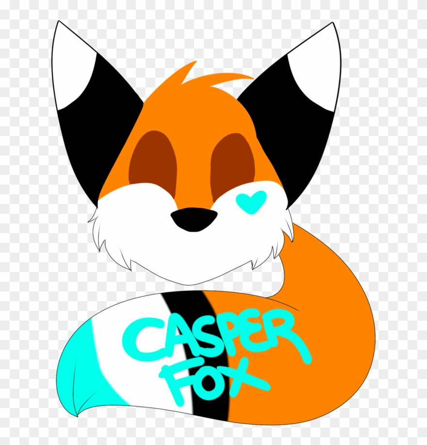 Casper Fox Art - Cartoon Clipart