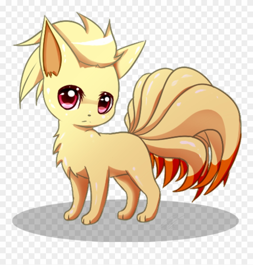 #pokemon #ninetales #kawaii #cute #fox #freetoedit - Pokemon Cute Clipart