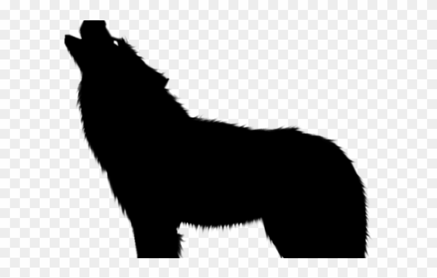White Wolf Clipart Wolf Silhouette - Companion Dog - Png Download
