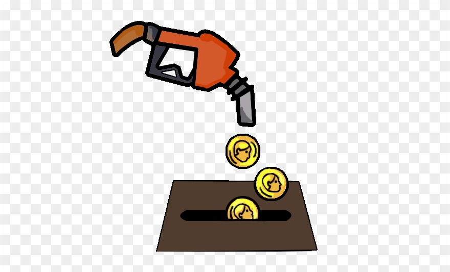 Saving Money On Gas Clipart