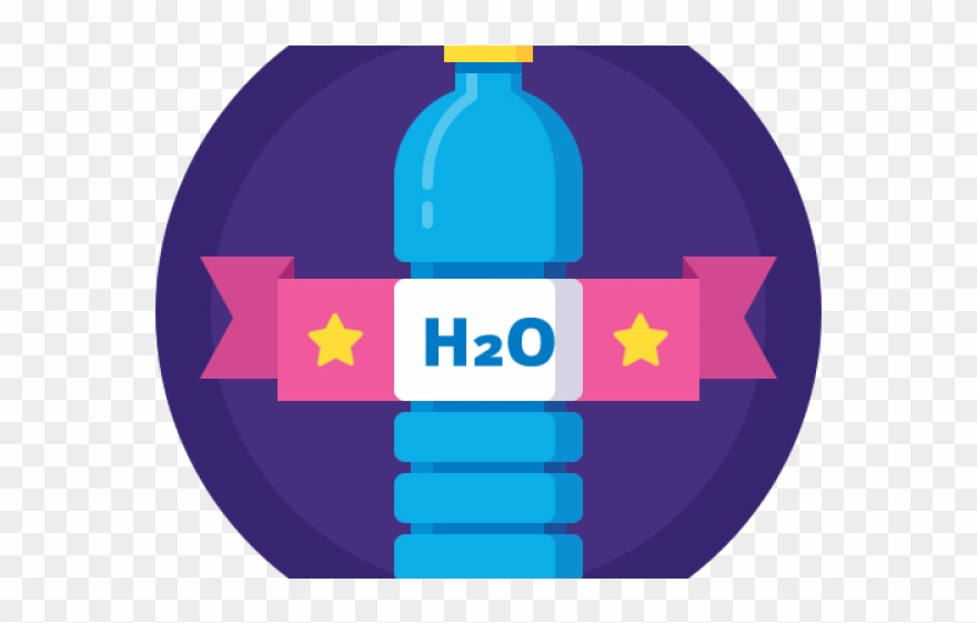 Water Bottle Clipart H20 - Drink Water Icon Png Transparent Png