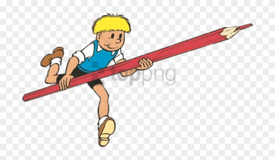 Free Png Jommeke Holding A Giant Pencil Png Image With - Jommeke Clipart