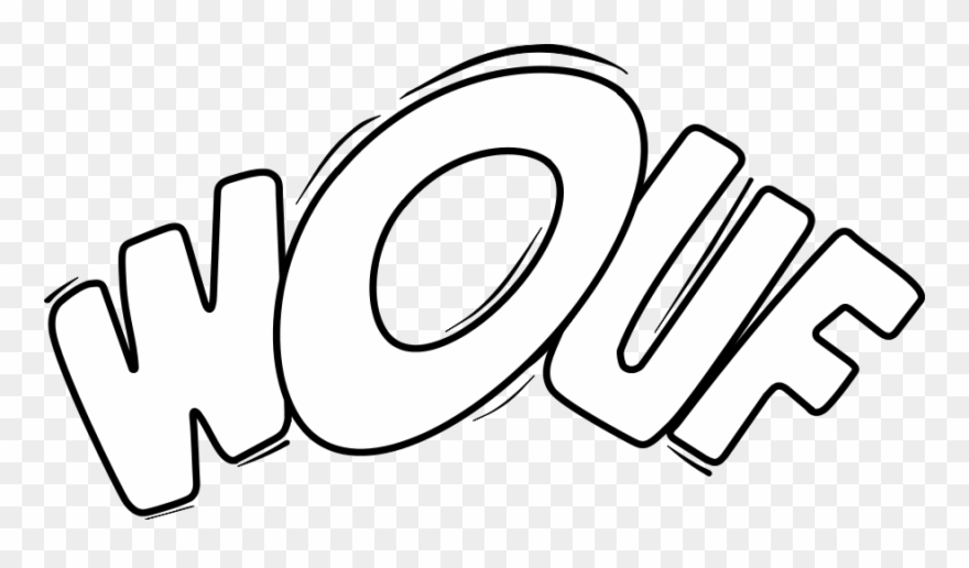 How To Set Use Wouf Outlined Svg Vector - Line Art Clipart