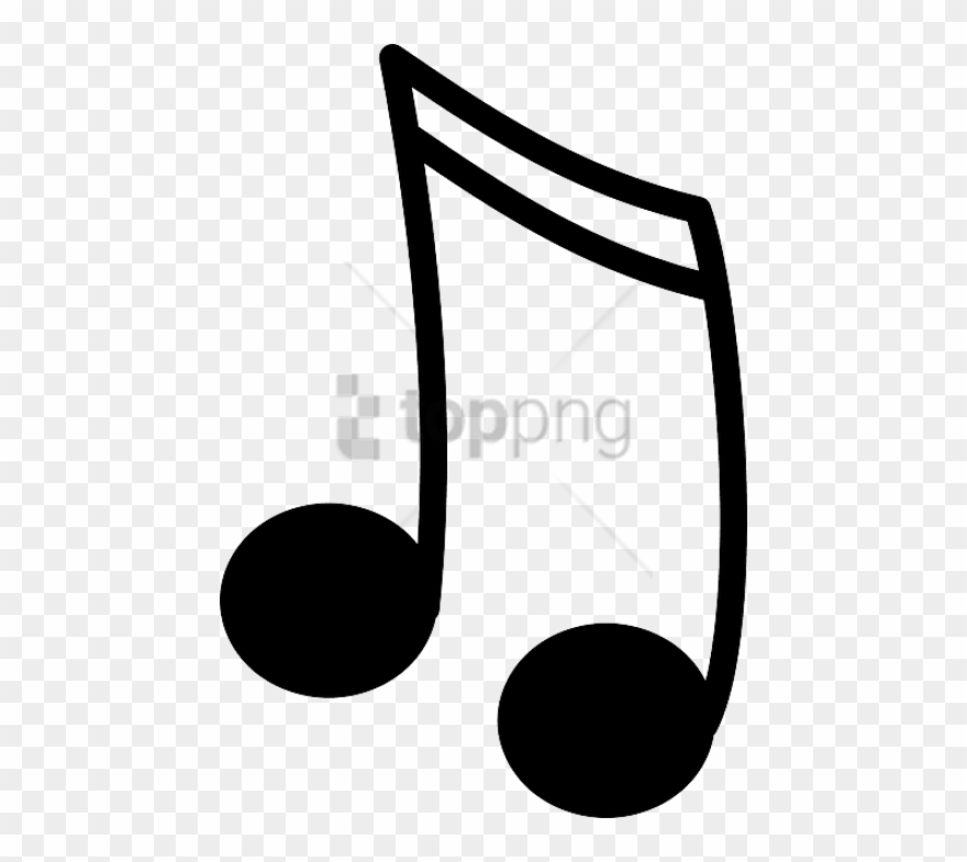Free Png Music Note Silhouette Png Png Image With Transparent - Note Clipart