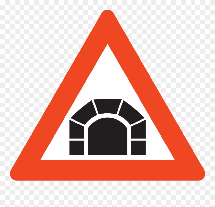 File - No Tunnel - Svg - Openstreetmap Wiki - Warning Train Clipart