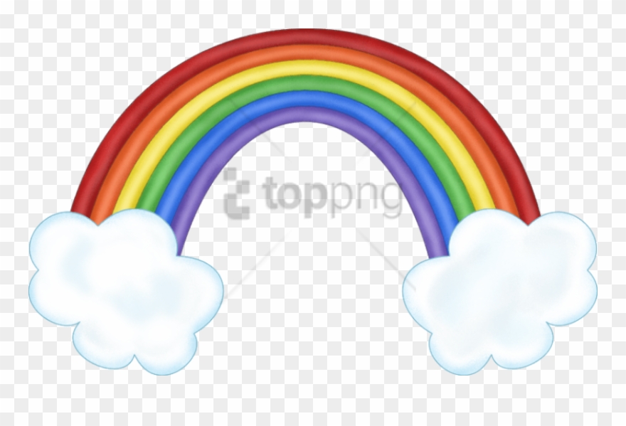 Free Png Rainbow Cloud Png Png Image With Transparent - Rainbow Clipart Transparent Background