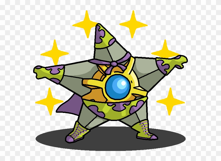 Clipart Mod Red Star - Staryu Shiny - Png Download