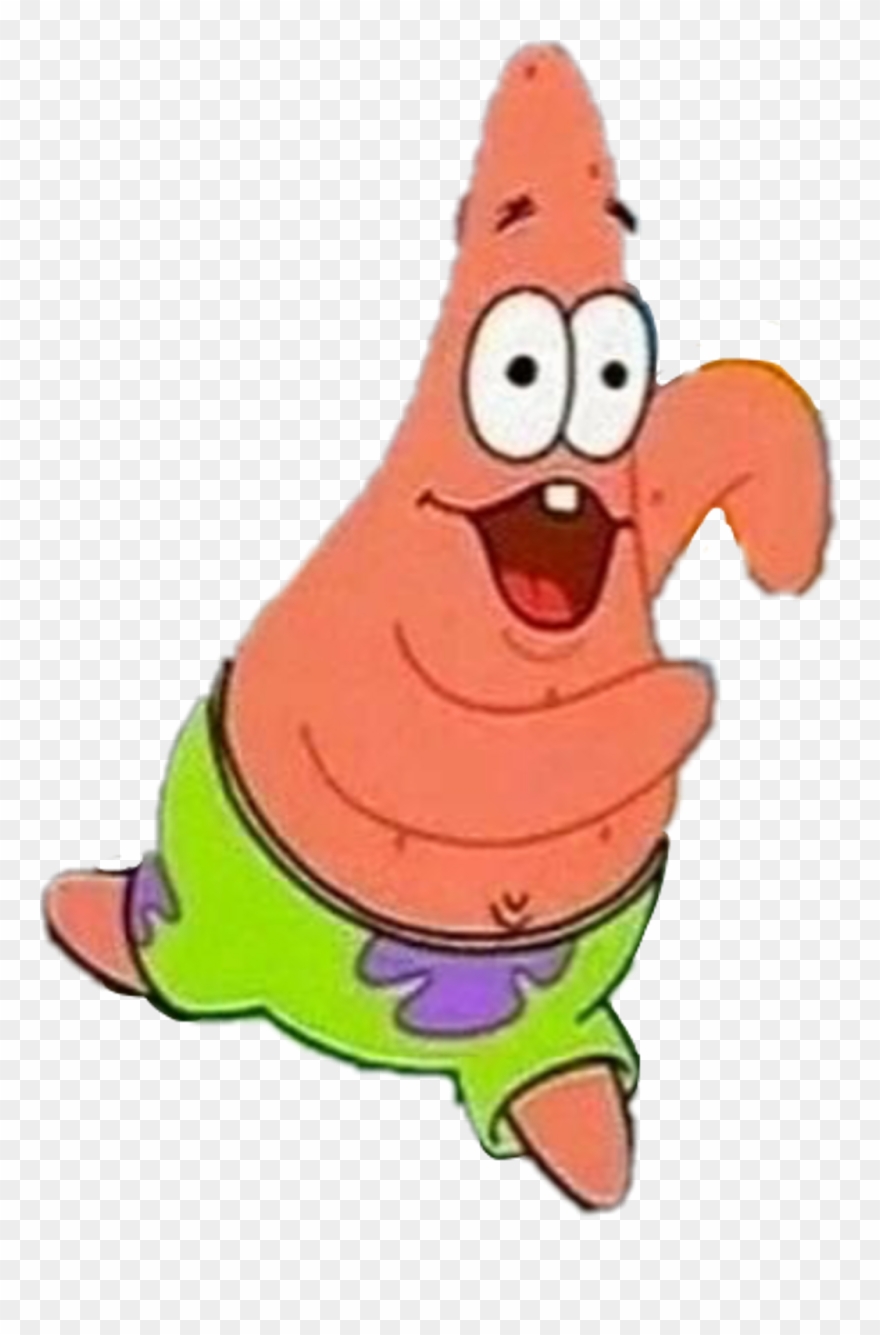 Spongebob Sticker - Patrick Star Derp Png Clipart