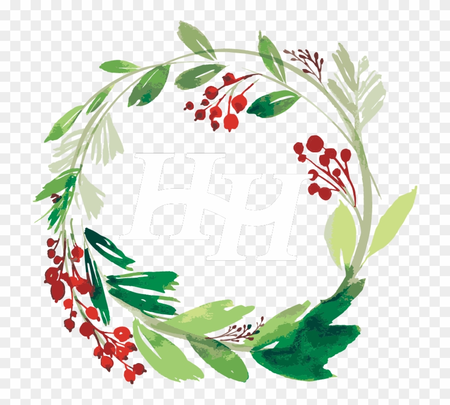 Holly Clipart Holly Bush - Christmas Clipart Watercolor Free - Png Download