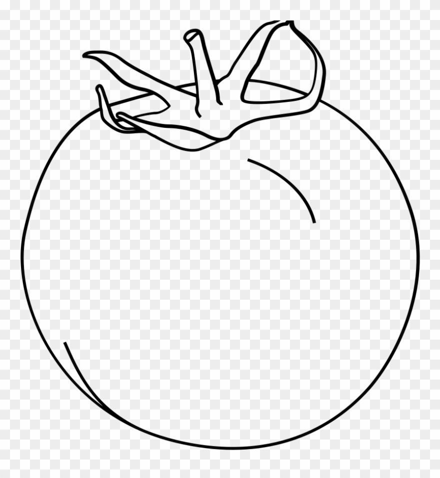 Cherry Tomatog Pages Plant Page Frog Colouring Head - Line Art Clipart