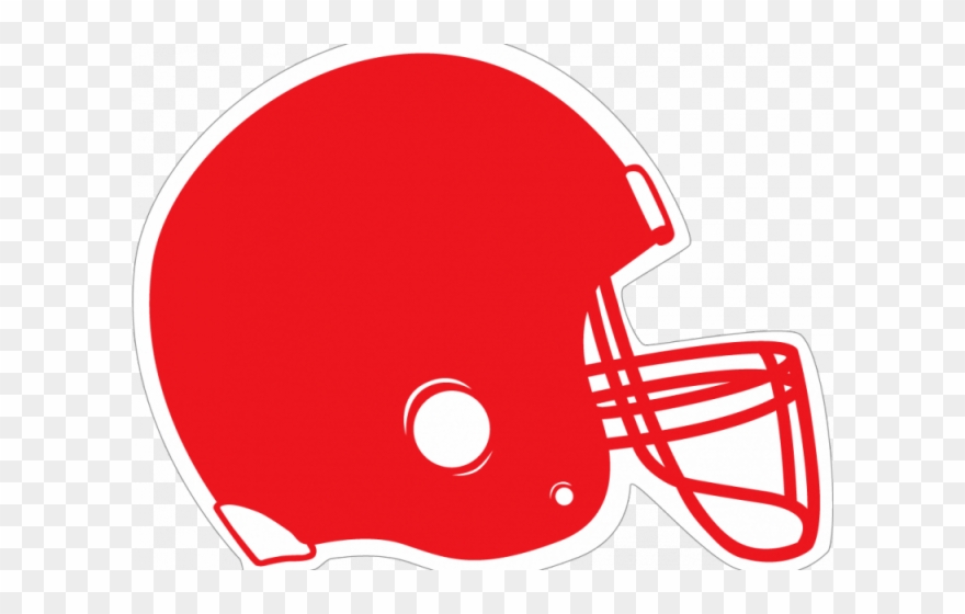 Vector Clipart Football - Orange Football Helmet Clipart - Png Download