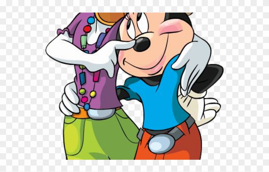 Hug Clipart Bff - Cartoon - Png Download