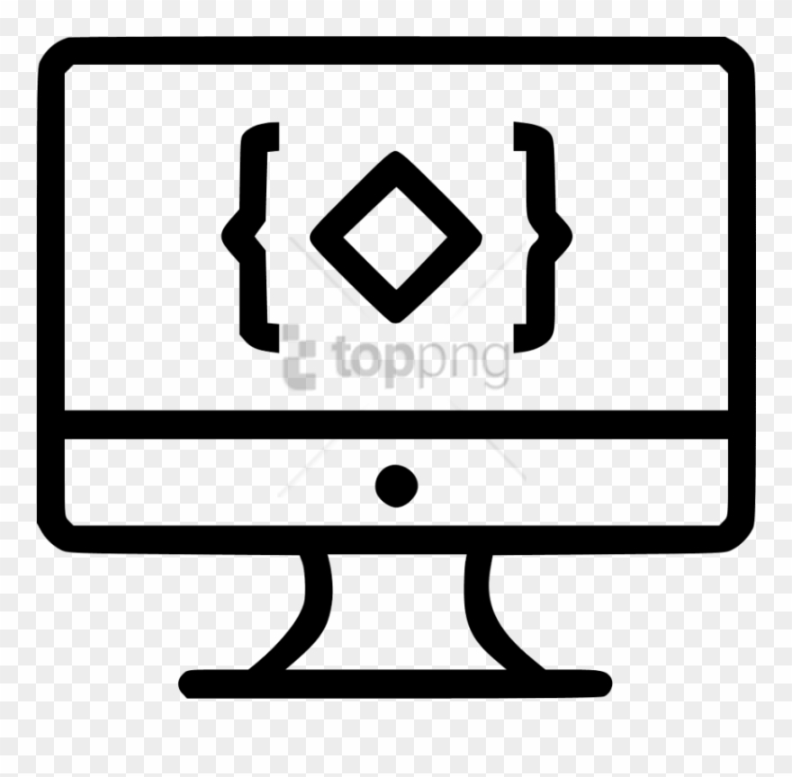 Free Png Computer Code Icon Png Image With Transparent - Coding Icon Transparent Bg Clipart