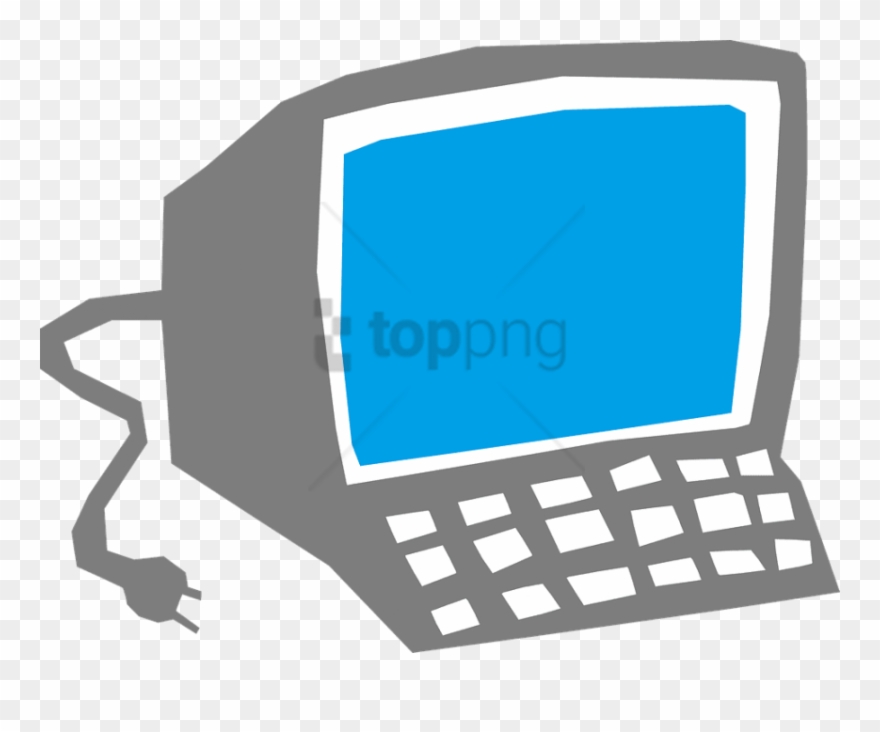 Free Png Computer Cartoon Png Image With Transparent - Computer Nerd Valentines Day Clipart