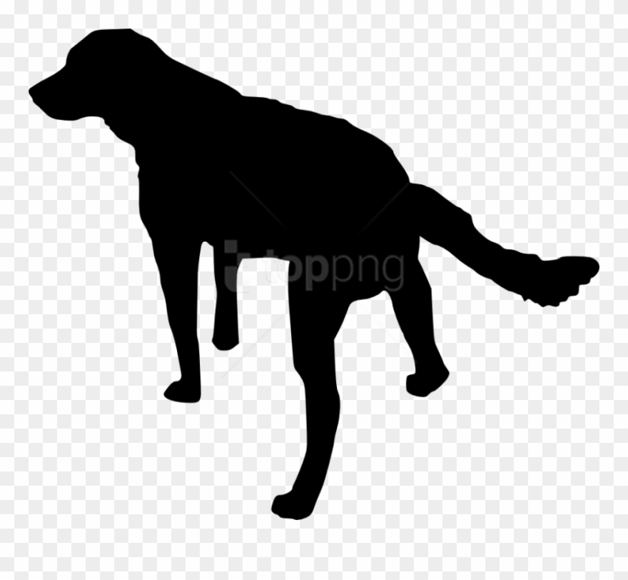 Free Png Dog Silhouette Png - Dog Silhouette Png Transparent Clipart