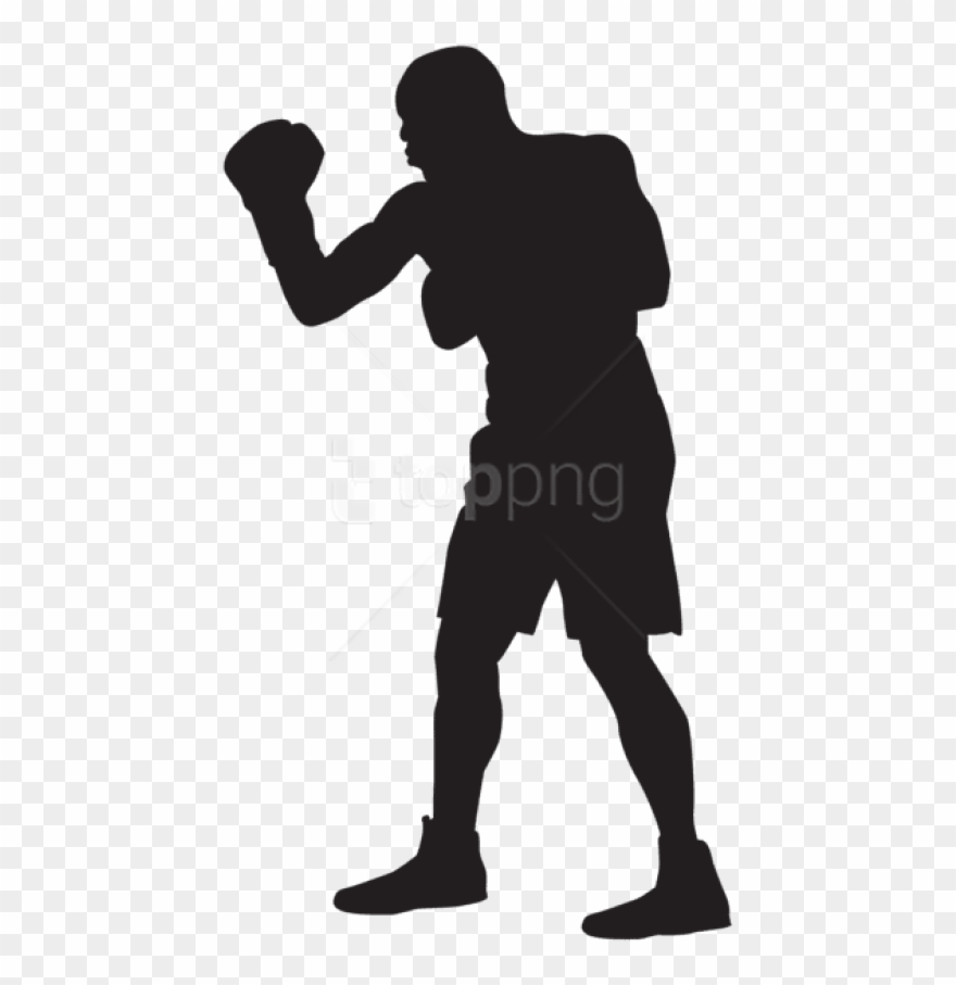 Free Png Boxer Silhouette Png - Boxer Silhouette Png Clipart
