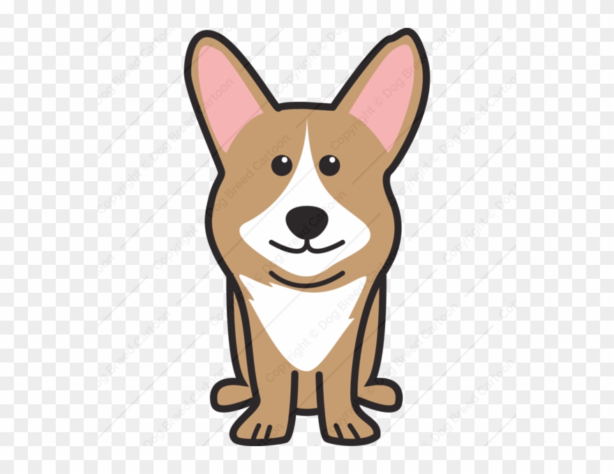 600 X 600 2 - Cartoon Dog Corgi Clipart