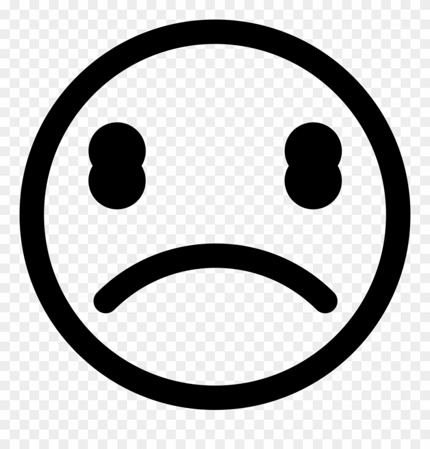 Cry Face Comments - Smiling Face Outline Png Clipart