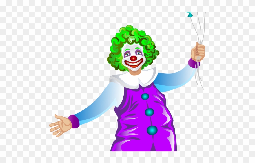 Clown Clipart Balloon Clip Art - Clown - Png Download