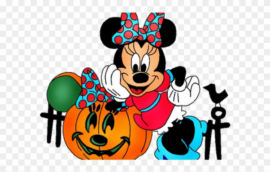 Car Clipart Halloween - Minnie Mouse Halloween - Png Download