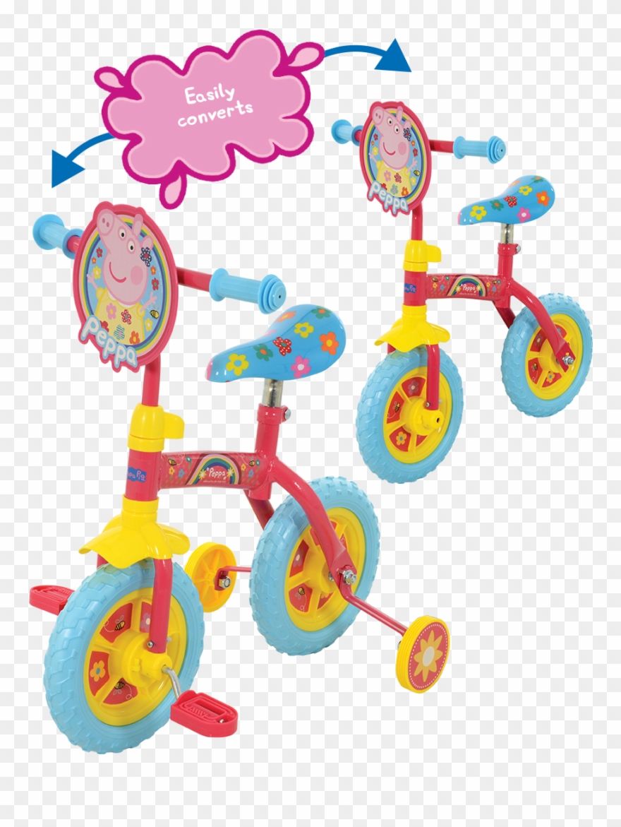 2 In 1 10” Training Bike Domestic Clipart