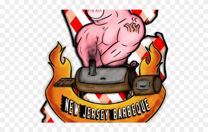 Pork Clipart Bbq Competition - Cartoon - Png Download