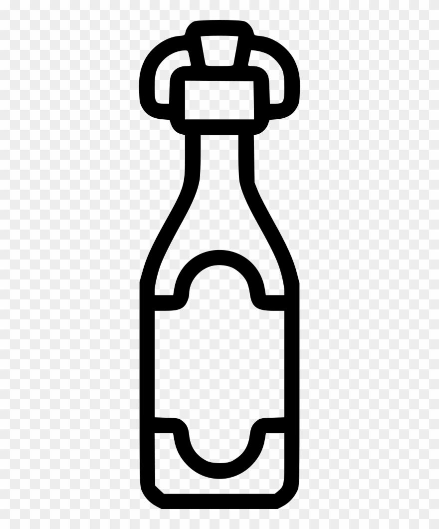 Beer Bottle Comments Clipart