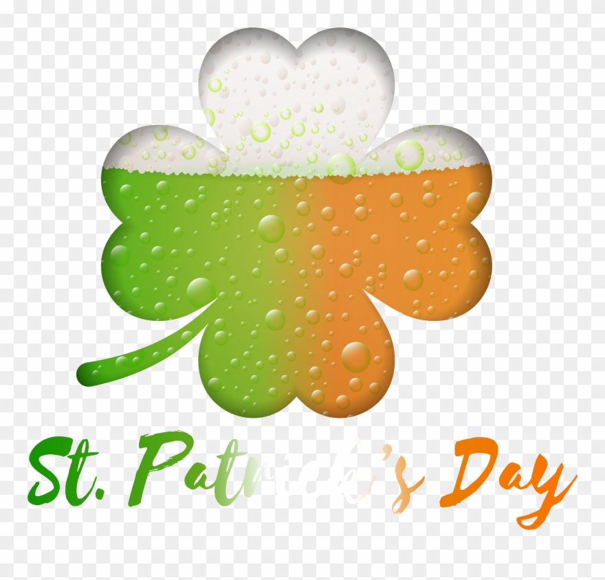 St Patrick's Day Beer Clover Transparent Image Clipart