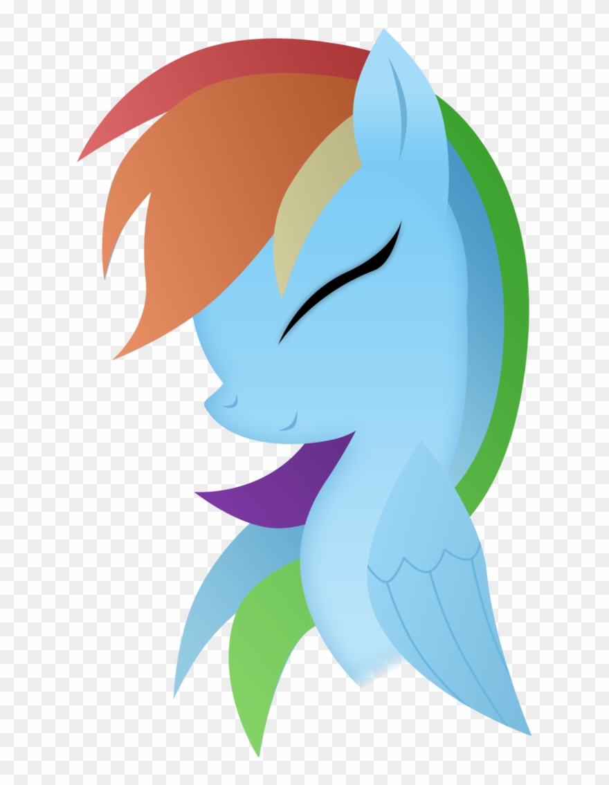 Rainbow Dash By - Rainbow Dash Minimalist Clipart