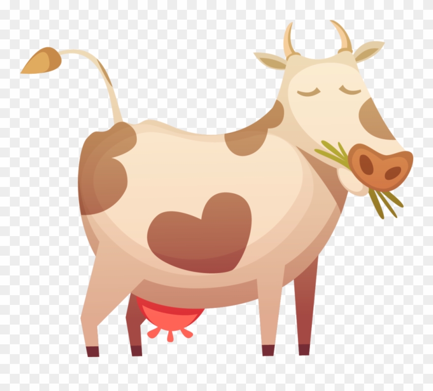 Hayvanlar Inek Png Indir - Cartoon Clipart