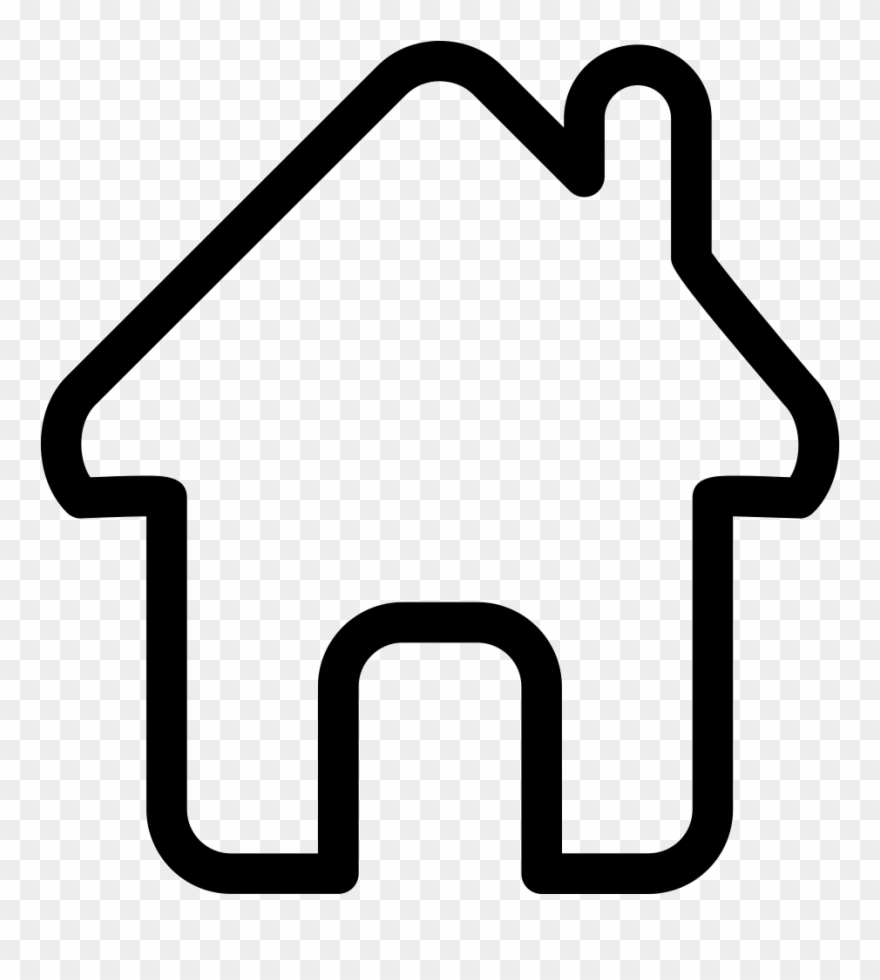 Png File Svg - Transparent White Home Button Clipart