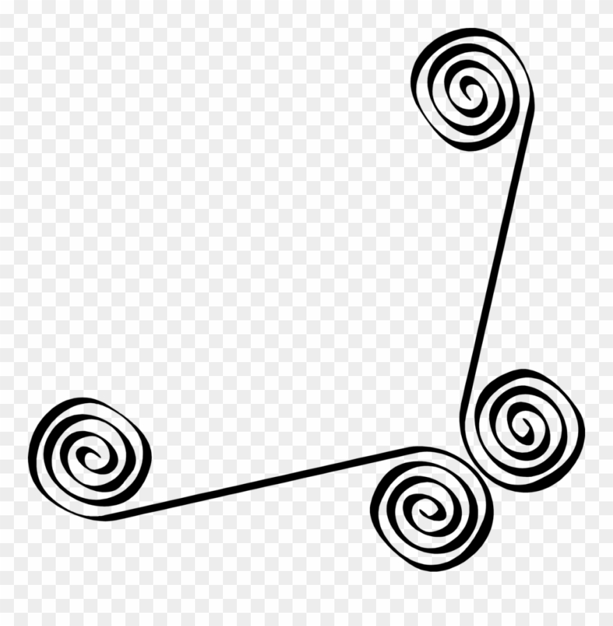 Illustration Of A Lower Right Frame Corner Free Stock - Corner Clipart