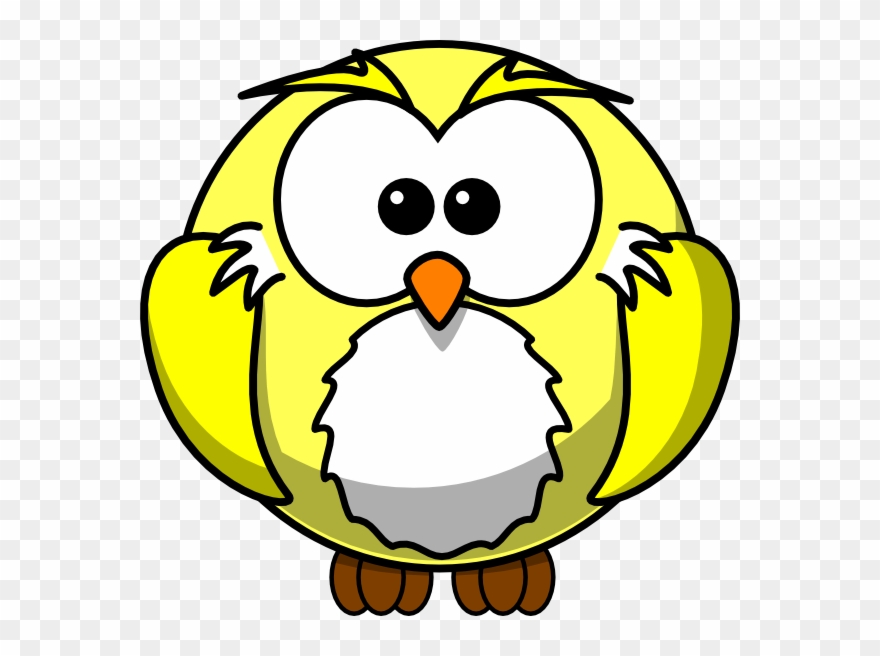 Yellow Owle Svg Clip Arts 600 X 576 Px - Animal Cartoon Colouring Png Transparent Png