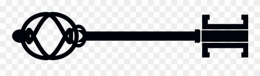 Antique Keys Silhouette Clipart