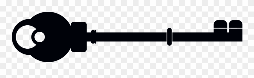 Antique Keys Silhouette - Pet An Animal Clipart