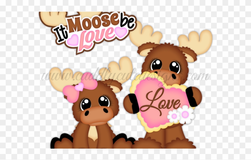 Moose Clipart Easter - Cartoon - Png Download