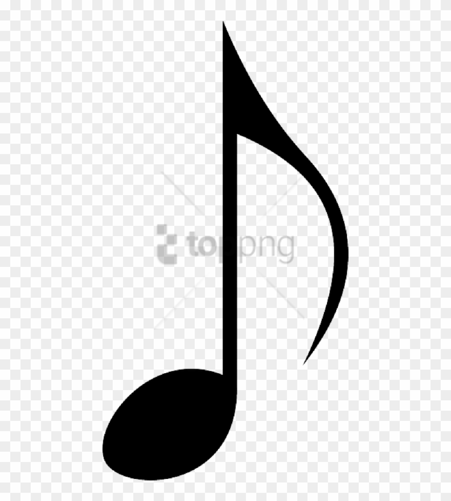 Free Png Music Note Silhouette Png Png Image With Transparent - Vector Music Note Clipart