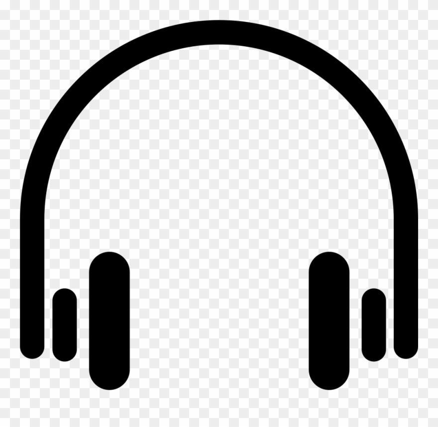 Png File Svg - Headphones Outline Png Clipart