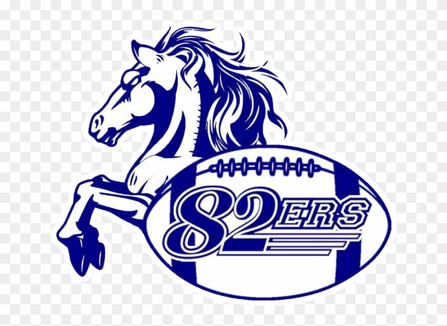 Stallions Sketch Clipart