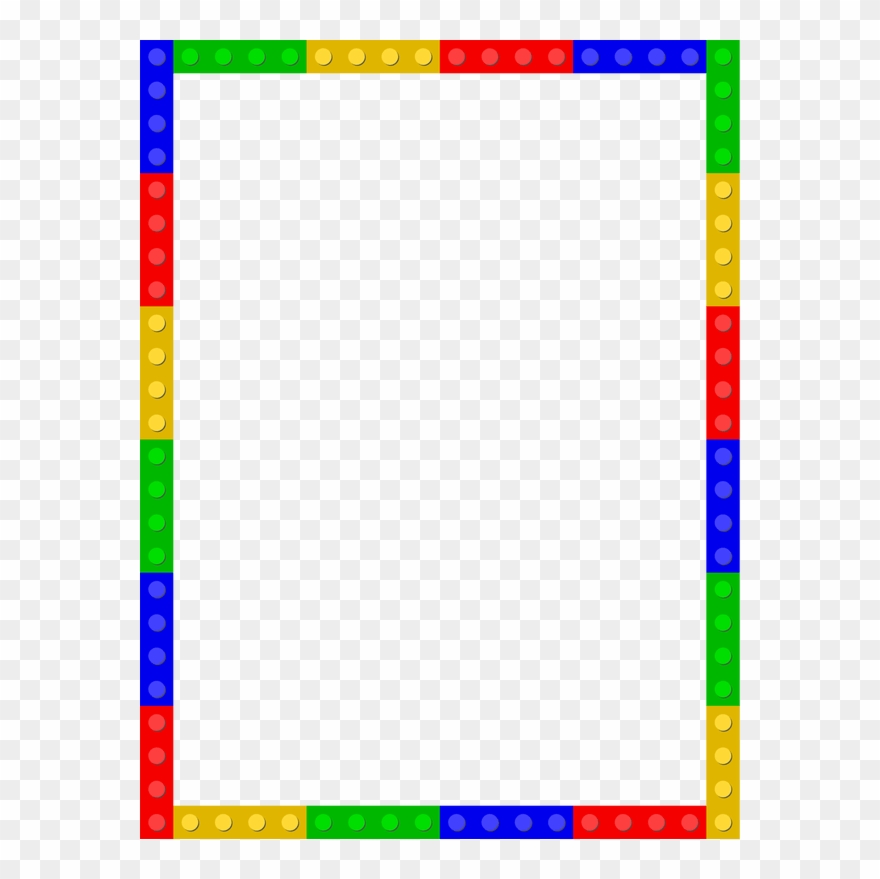 600 X 799 2 - Lego Borders And Frames Clipart